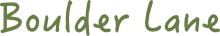 Boulder Lane signature